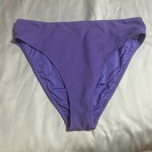 Lavender Textured Bikini Bottoms Old Navy